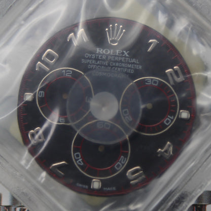 NEW Rolex 13-116528-20 Daytona Quadrante Nero Racing 116509 116519 Luminova Dial  In Blister